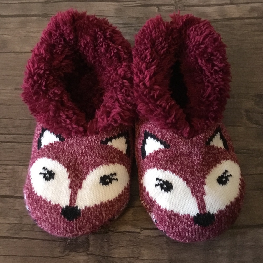 Womens Fox Slippers